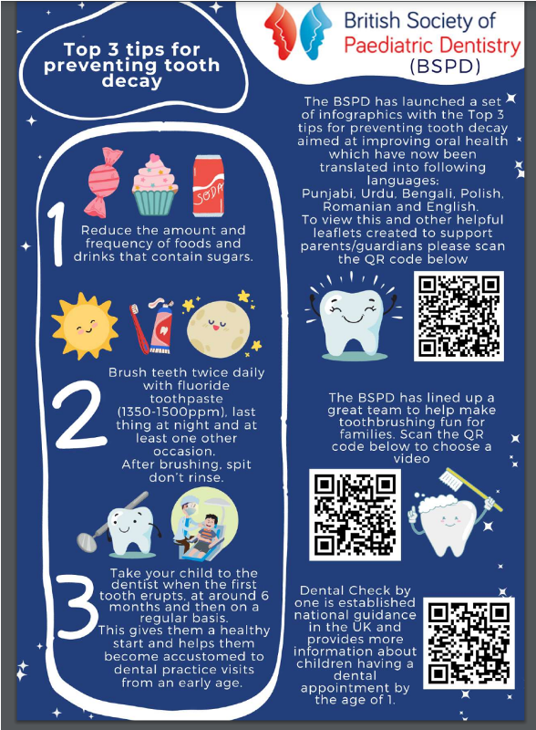 Baby oral health
